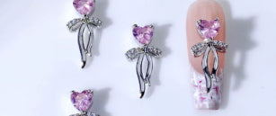 Zircon Nail Art Accessories Bow Heart Moon Irregular Multi-category