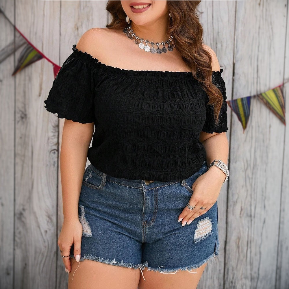 Solid Color Halter Neck Cropped T Shirt For Women