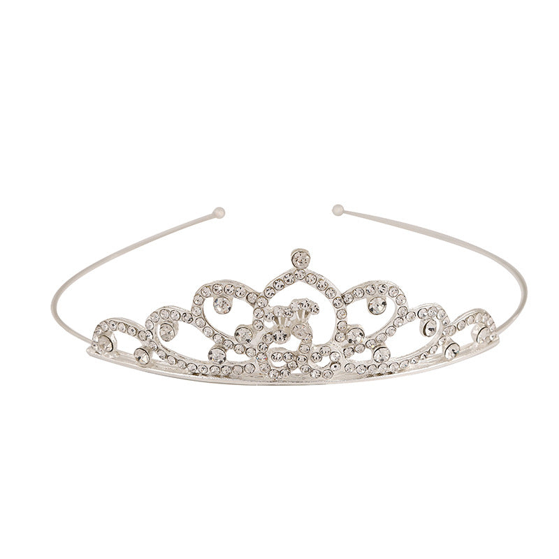 Children's Rhinestone Three-dimensional Crown Headband