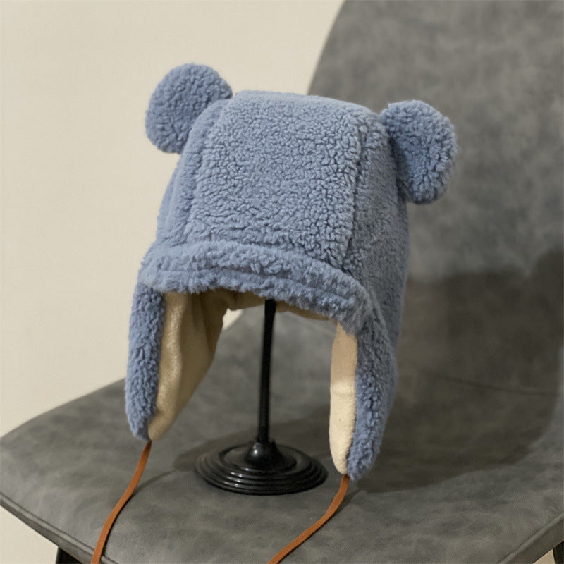 Cute Bear Ears Warm Lei Feng Hat