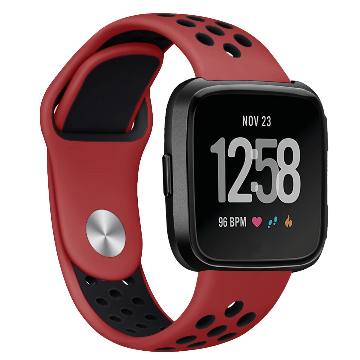 Sports Silicone TPU Breathable Two-color Watchband