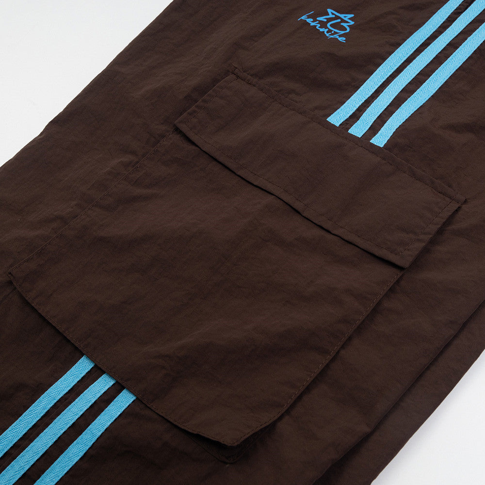 Sports Loose Trousers Men's And Women's Side Stripes