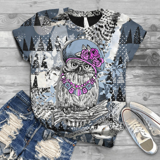 Printed Men's And Women's Tops Loose Short Sleeves Loose Casual T-Shirts