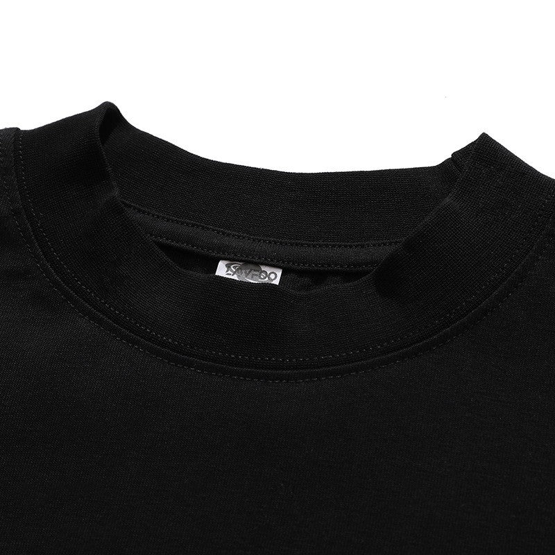 American High Street Hip Hop Printed Long Sleeve T-Shirt Men