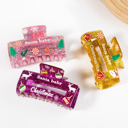 Female Creative Versatile Christmas Print Clip