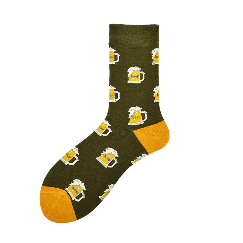 Creative Couple Cotton Mid-high Socks