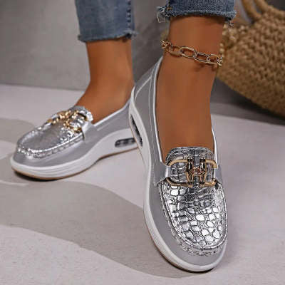 Fly-kit Mesh Metal Casual Pumps Letvægts Dame