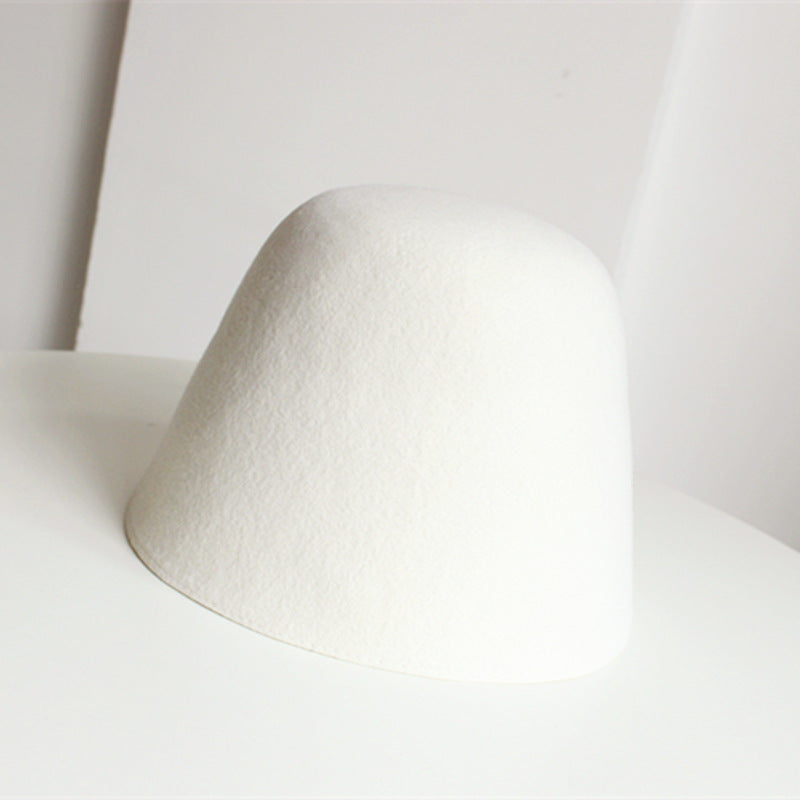 Women Retro Small Brim Face Covering Hat