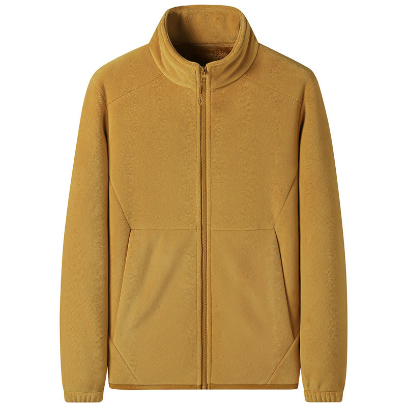 Sweater Couple Lambswool Double-sided Fleece Jacket