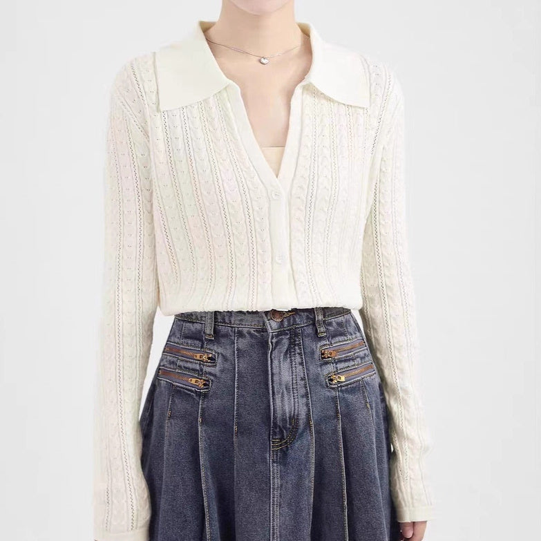Women's New Designer Niche Long Sleeve Sweater