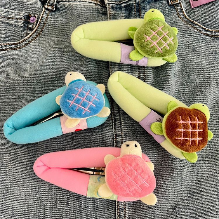 Autumn And Winter Little Turtle Barrettes Cute Cartoon