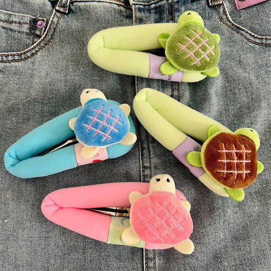 Autumn And Winter Little Turtle Barrettes Cute Cartoon
