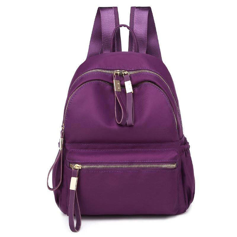 Women's Simple Fashion Oxford Cloth Backpack