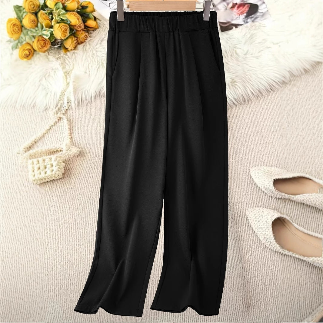 Stylish Western-style Trousers Long Pants With A Simple, Slimming American Design