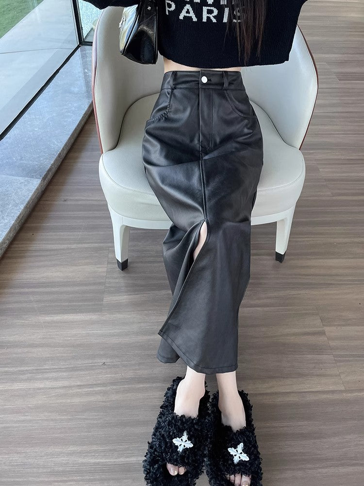 New Retro High-waisted A-line Skirt