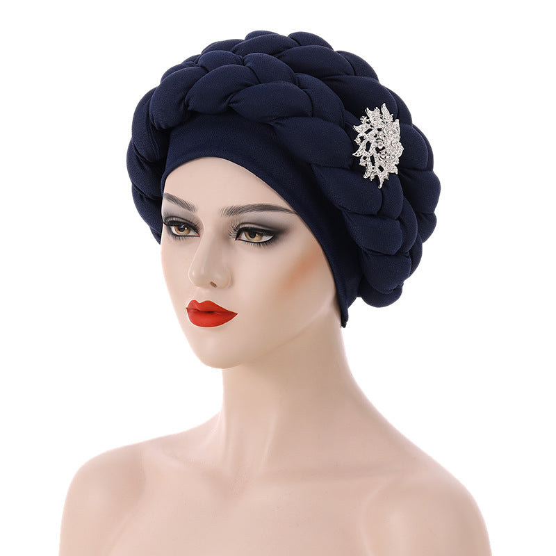 Woven Woven Hat Plus Accessories Toque