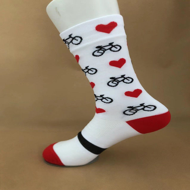 Outdoor Sports Running Climbing Breathable Sweat Absorbing Mid-calf Cycling Socks