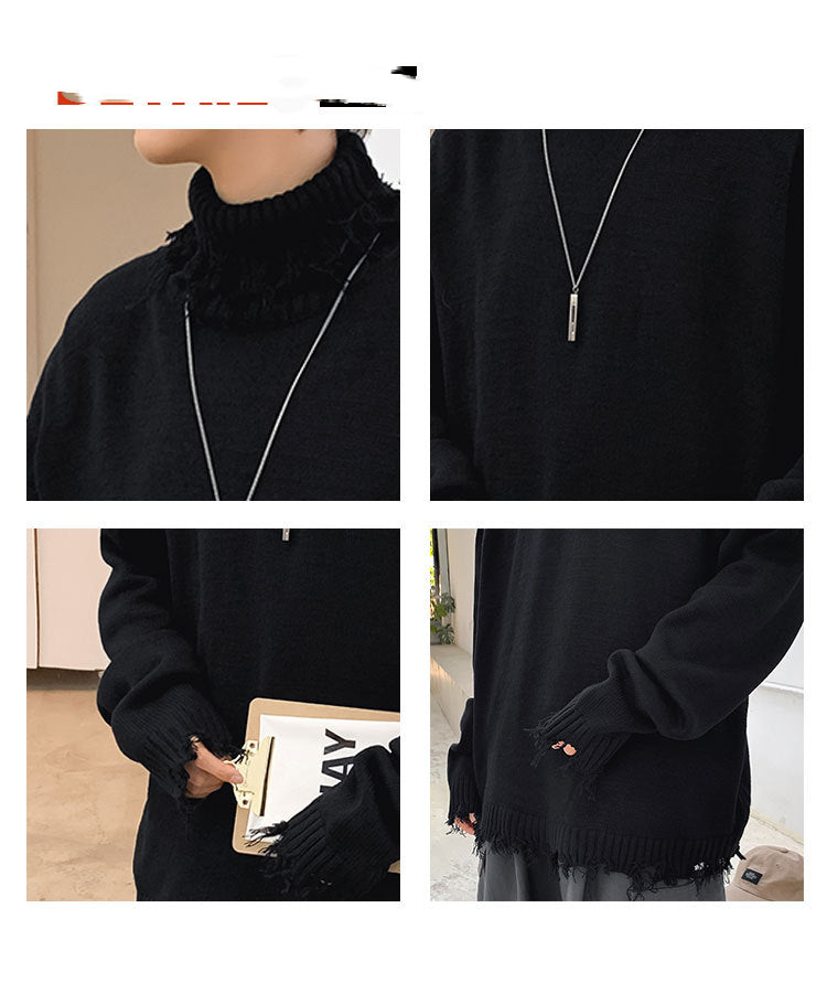 Trend Personality Fashion Pullover Loose Bottoming Shirt