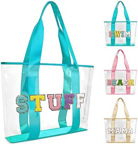 Transparent PVC Letters Wash Bag Good-looking Large Capacity