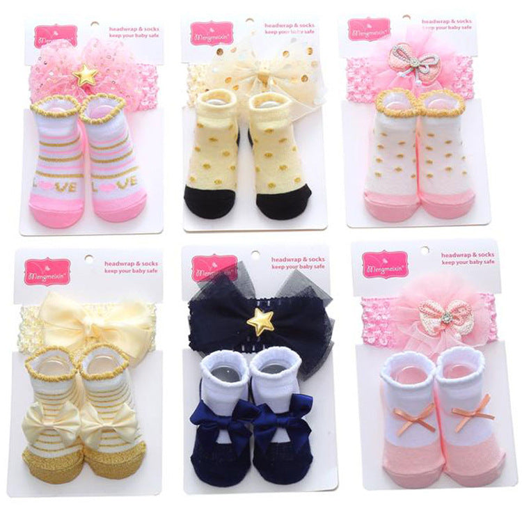 New Polka Dot Three-dimensional Hair Ball Flip Up Children's Socks
