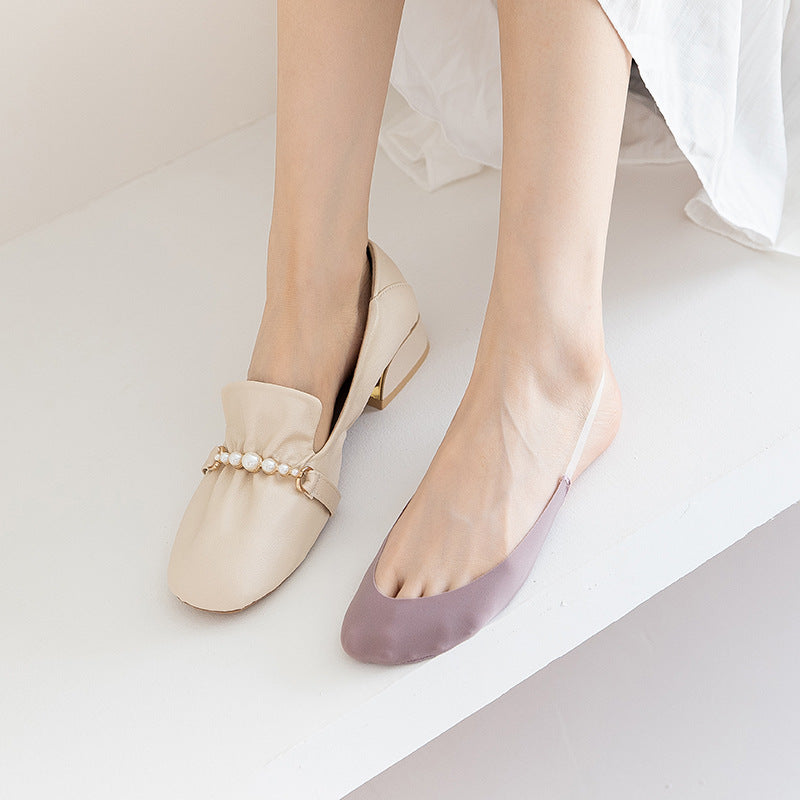 Half Soles Sling Ankle Socks Women's Summer Thin