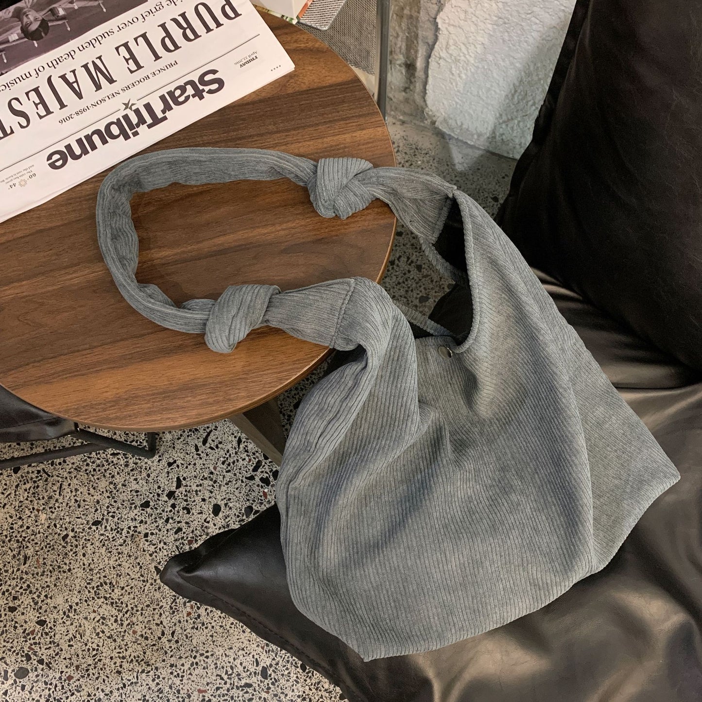 Trendy Fashion Mori Corduroy Bag For Students In Class