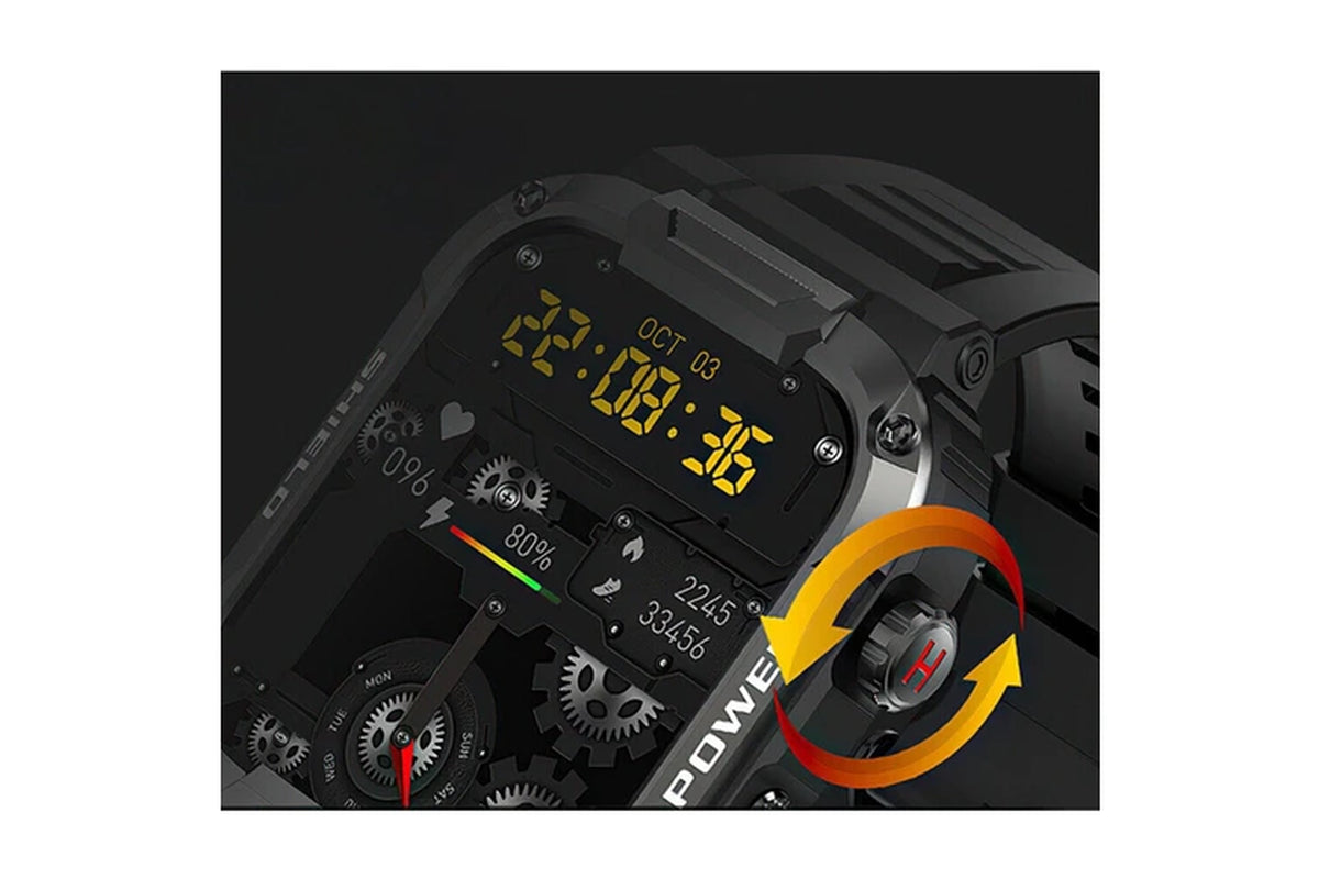 Health Tracker Rugged Smart Watch