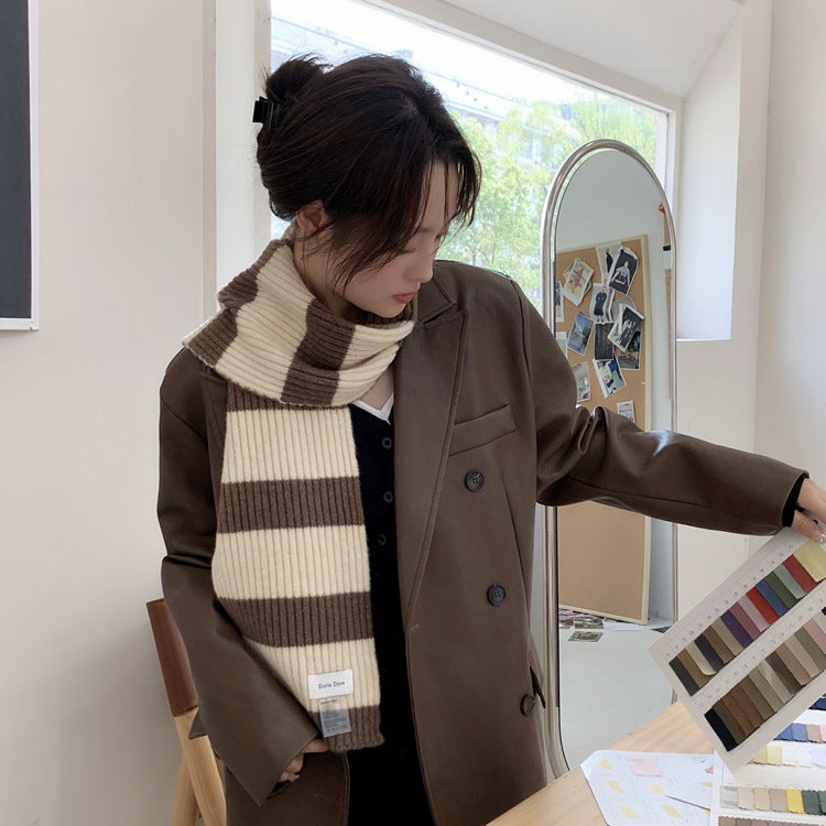 Warm  Couple Casual Wool Scarf In Winter