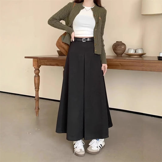 Half Length Design Versatile Large Swing Skirt