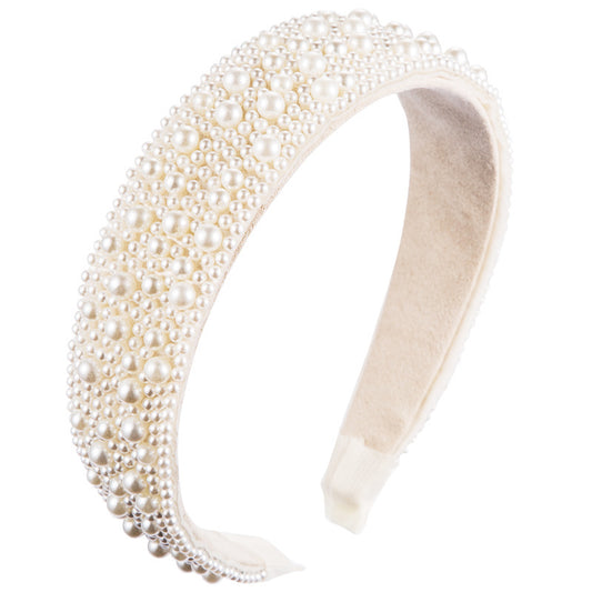 Bridal Retro Affordable Luxury Pearl Headband Hair Accessories