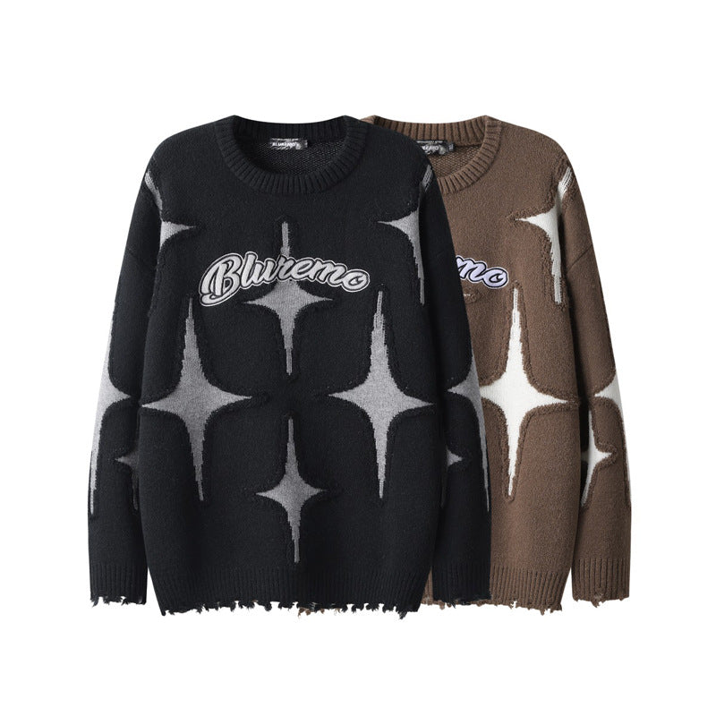 Loose And Lazy Style Fried Street Couple Sweater