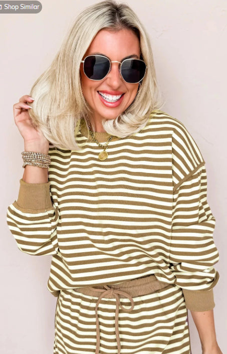 Drawstring Two-piece Dress