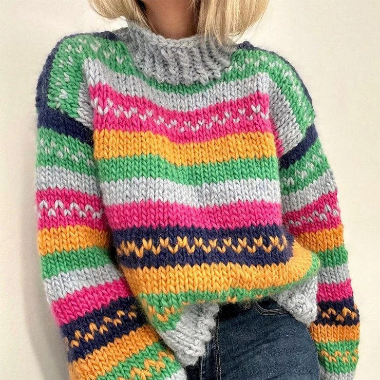 Autumn And Winter New High Neck Sweater For Women