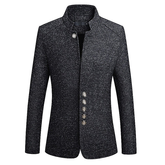 British gentleman stand collar jacket