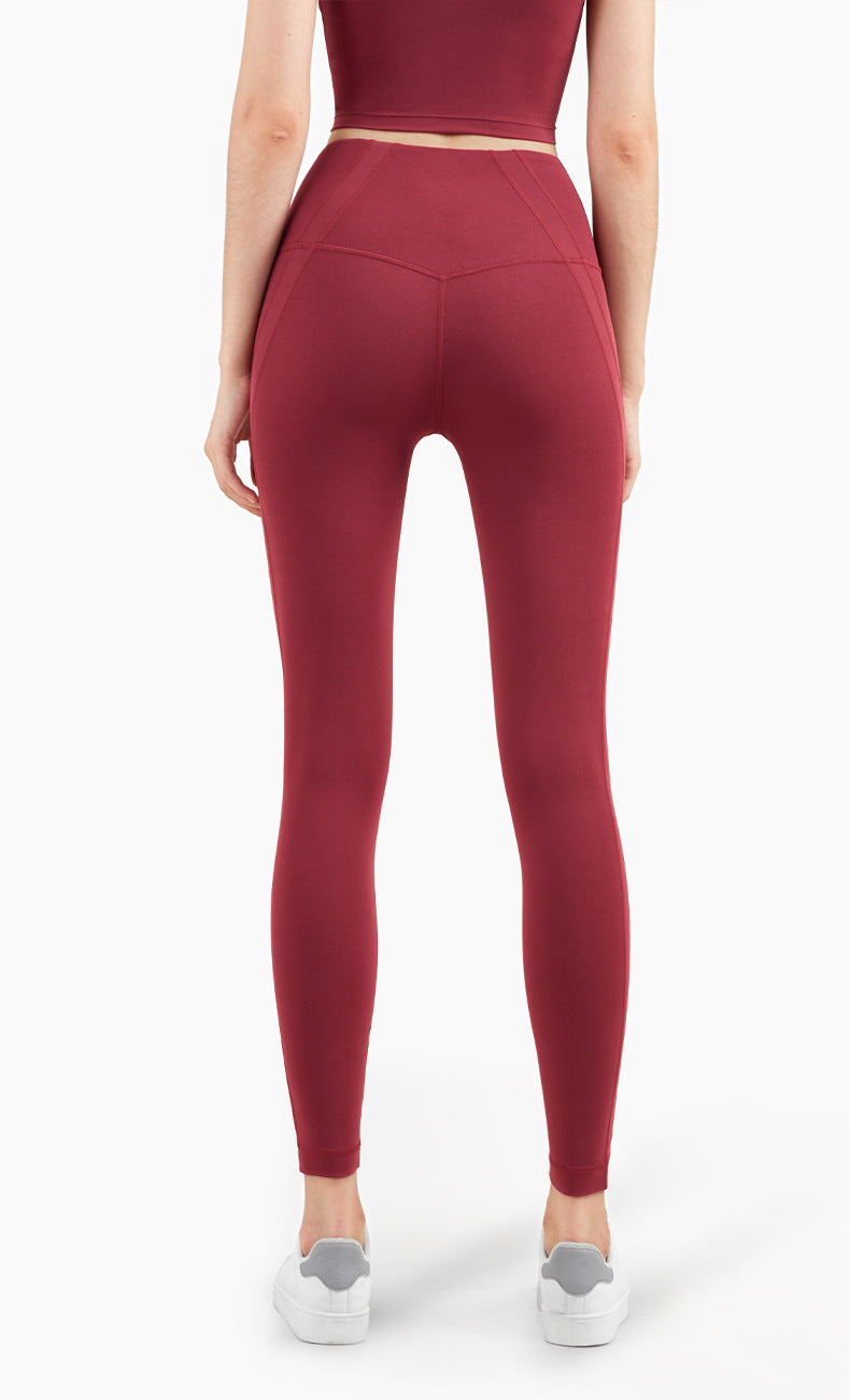 Side Strips To Receive Abdominal Slim Peach Buttocks Fitness Pants