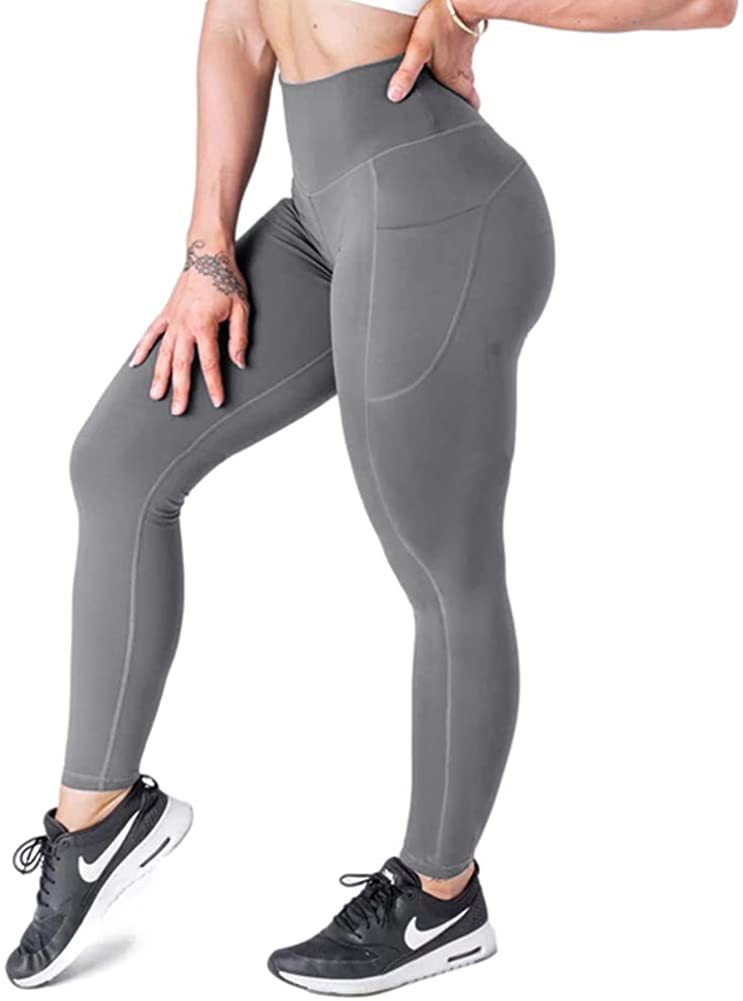 Sports Yoga Pants With Side Phone Pockets