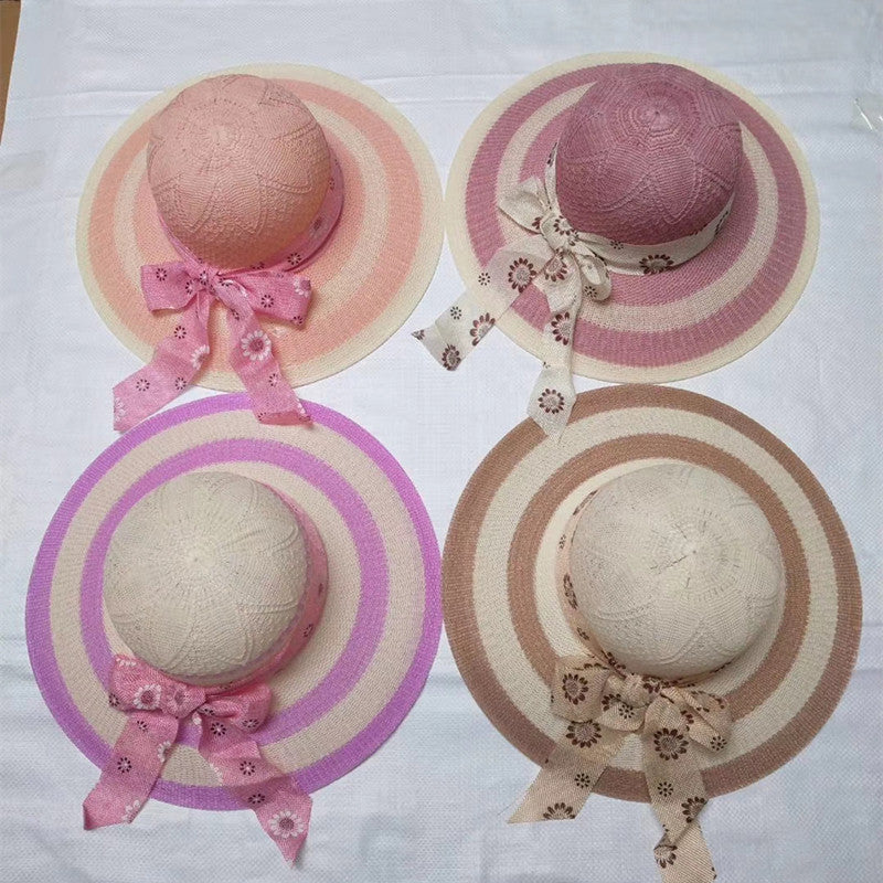 New Style Women's Straw Hat With Sun Protection And Shade