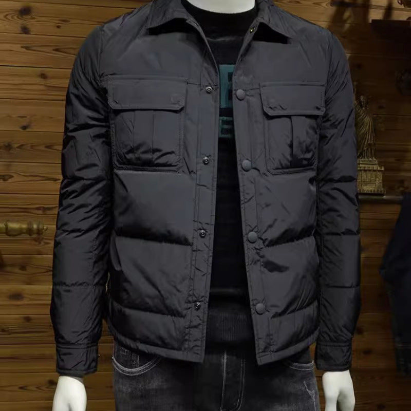 Ultra-thin Winter Cotton Dress Simple Warm Casual Jacket
