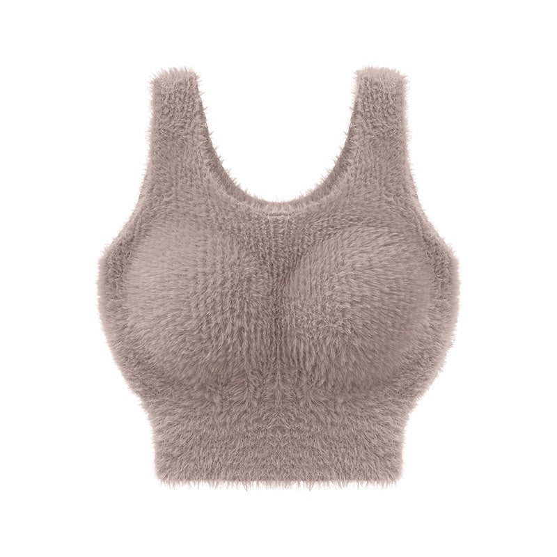 Fleece-lined Thickened Fleece Camisole Thermal Vest