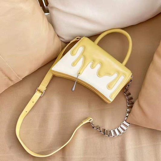 Colorblock Hand Trendy Minimalist Messenger Bag