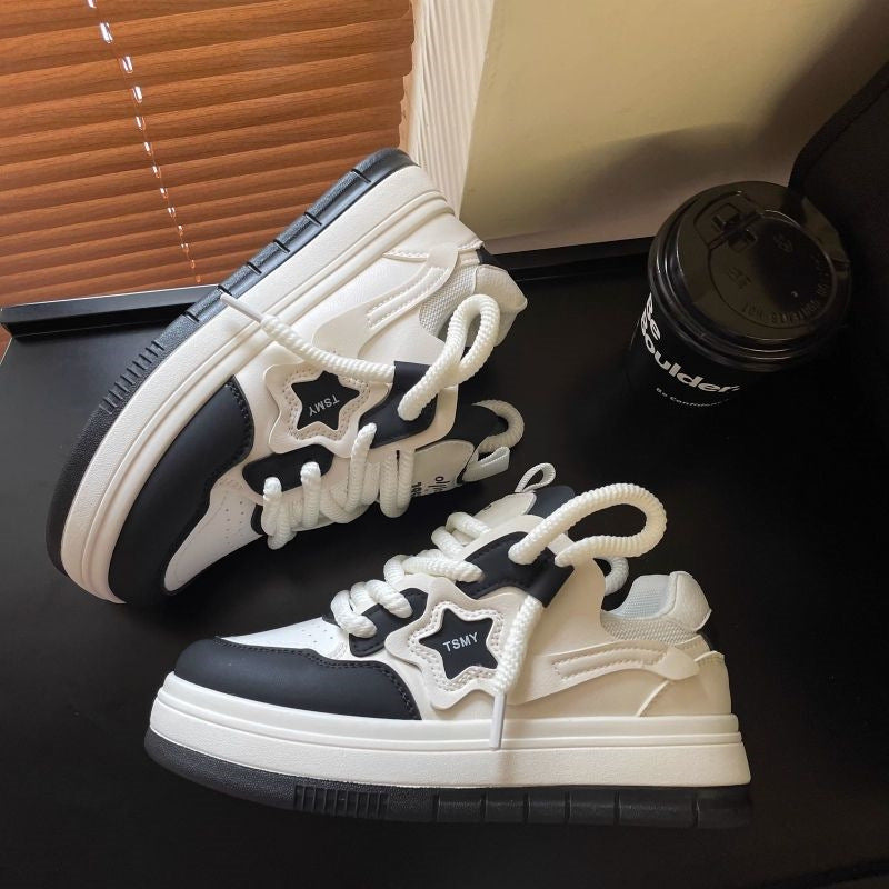 Women's Fashion Platform Lightweight Casual Sports Skate Shoes
