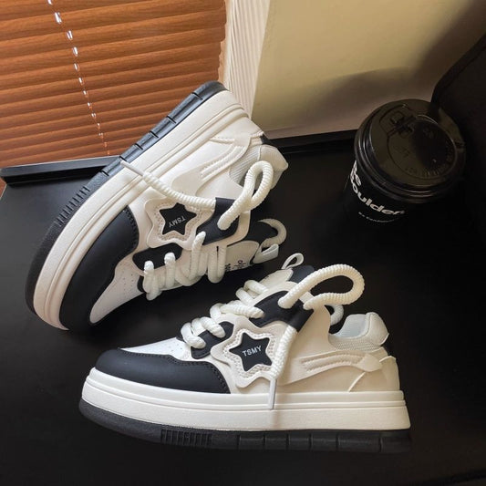 Women's Fashion Platform Lightweight Casual Sports Skate Shoes