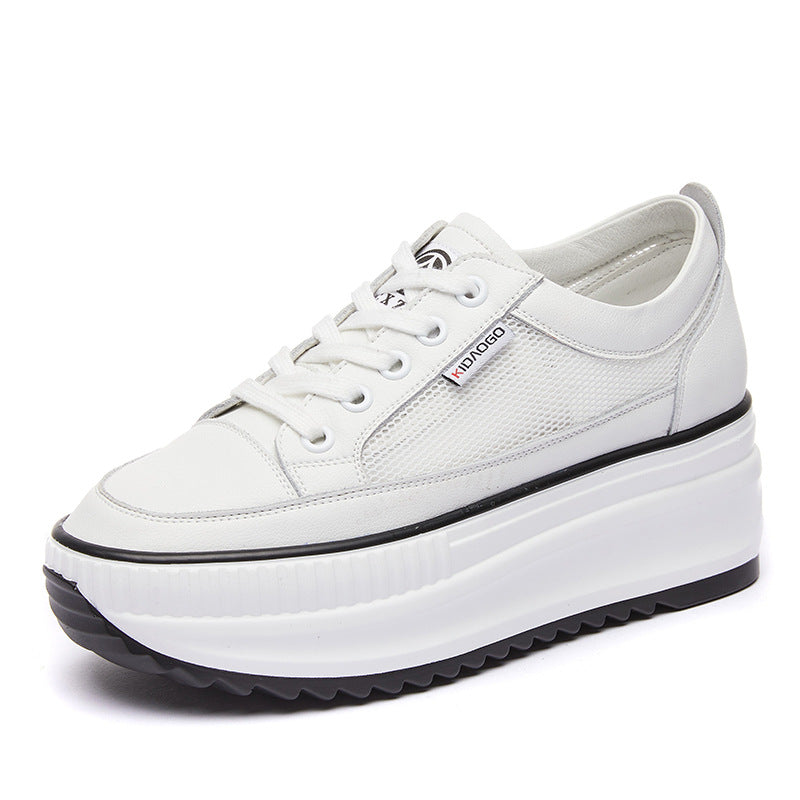 Rice Mesh Surface Breathable Platform Shoes Fashion