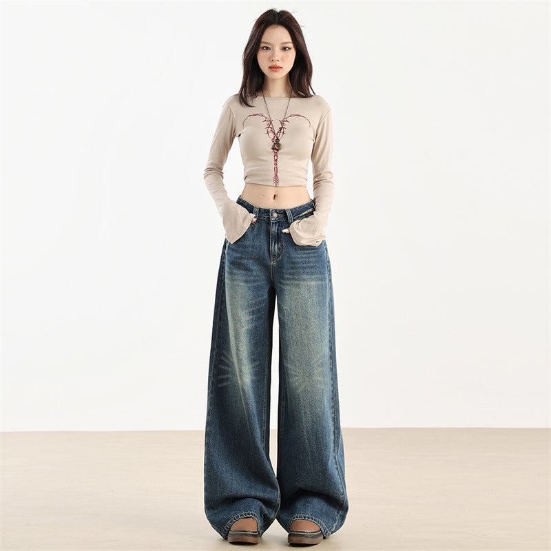 Women's All-match Loose-fitting Mopping Pants
