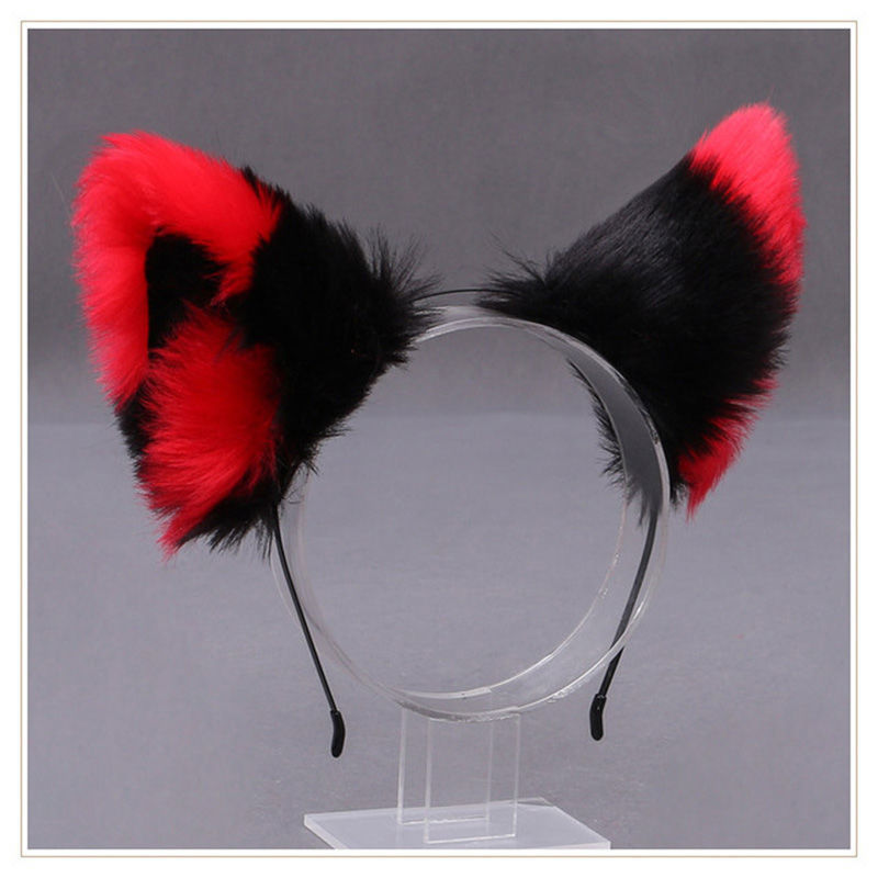 Children's Holiday Cartoon Plush Cute Bunny Ears Headband
