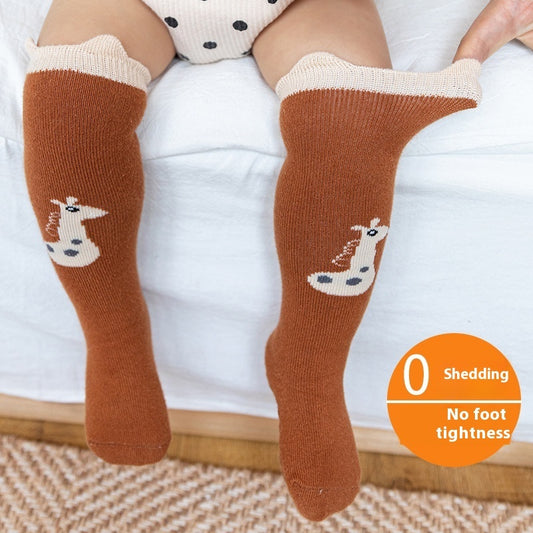 Baby Animal Stereo Ears Glue Dispensing Non-slip Stockings