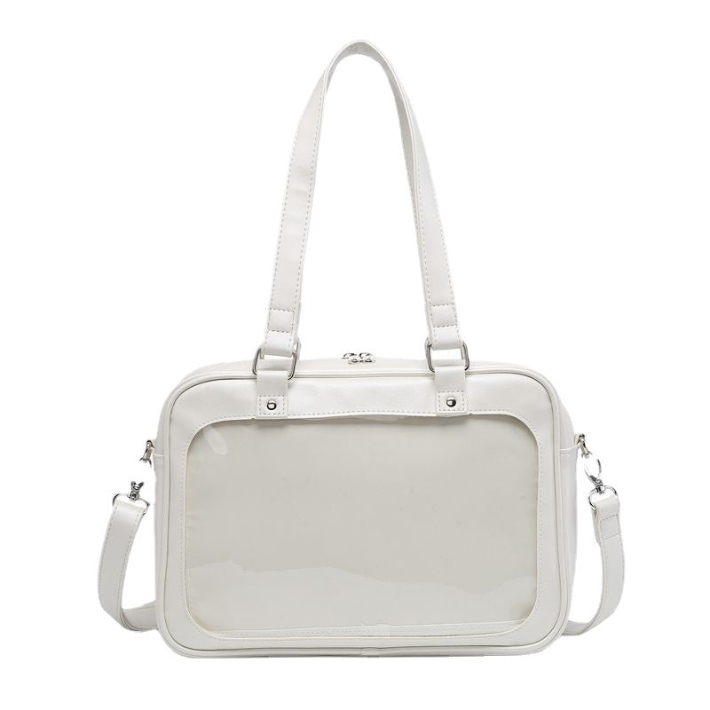 Transparent Badge Cartoon Backpack