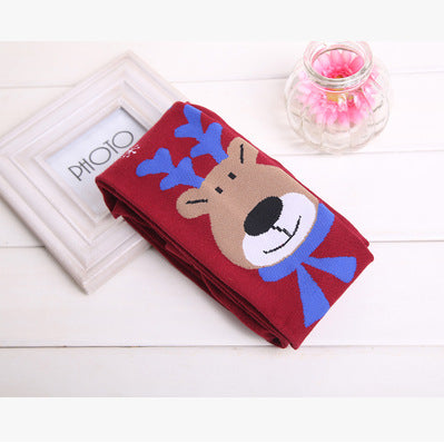 Knitted Padded Fawn Girls Leggings
