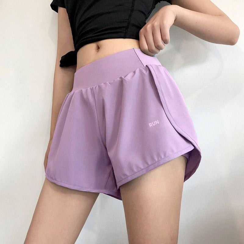 Yogatøj Lomme Sportsshorts Dame Hurtigtørrende Fitness