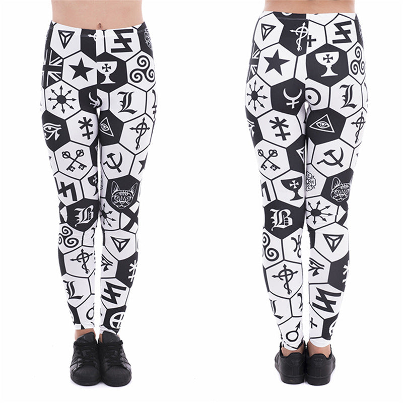 High Waist Sports Yoga Big Leggings Female